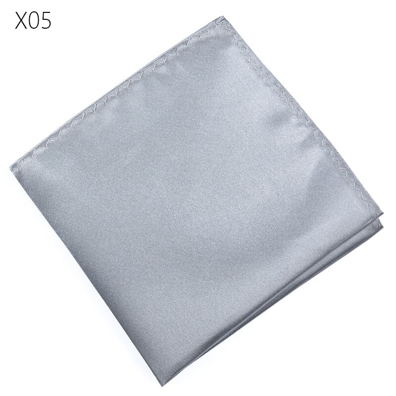 Mænd hvid lommetørklæde jakkesæt lommehåndklæde tilbehør bryllupsfest fest jubilæum kommerciel sort rød blå: X05