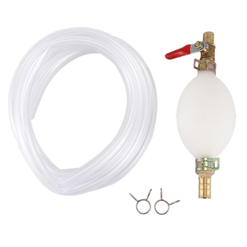 Draagbare, veelgebruikte handbrandstofpomp, benzine sifon slang, gasolie water brandstof overdracht sifon pomp, brandstof overdracht pomp met 1 duur