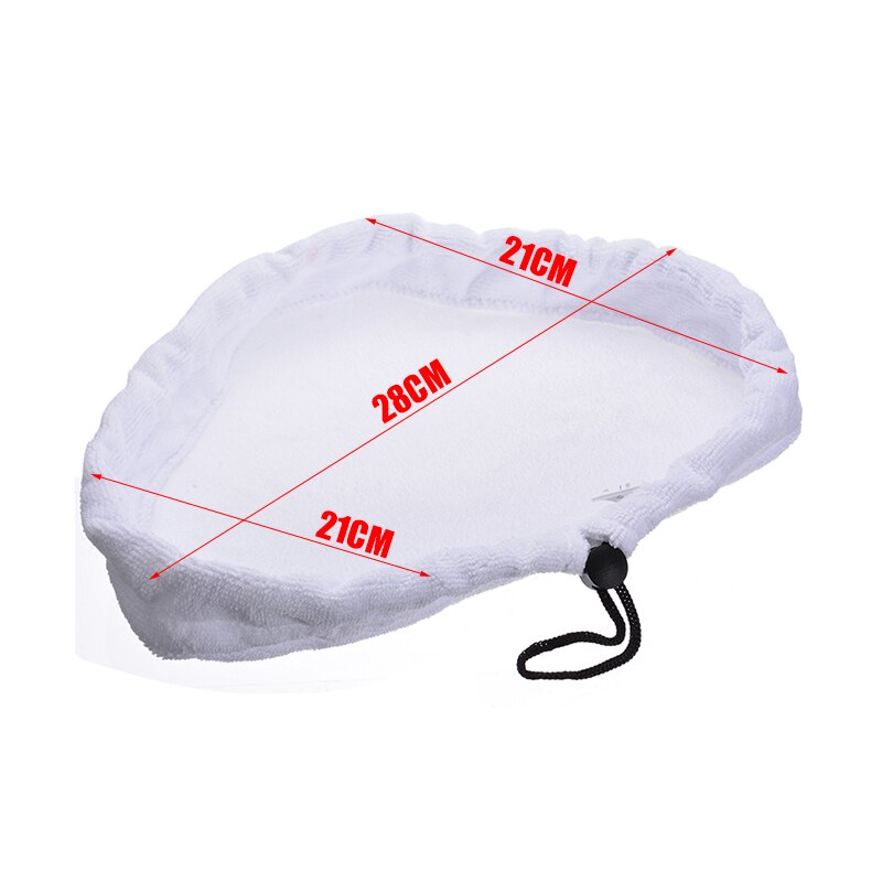 Stücke Mopp Ersatz Pads Mehrweg Mopp Tuch Weiß Mikrofaser Universal- Dreieck Pads für Dampf Mopp 28*21cm