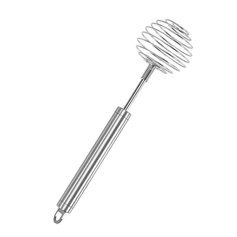 Stainless Steel Ball Spring Whisk Hand-held Butter Egg Mixer Manual Egg Beater Mixers Kitchen Baking Tools Kitchen Accessories: Default Title