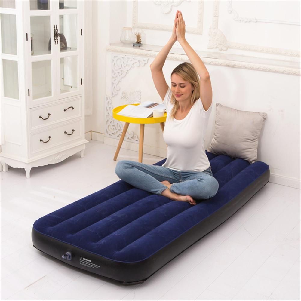 Air Mattress Durable Blow Up Airbed Inflatable Mattresses With Built In Pump For Home Outdoor Mattresses For Garden Loungers