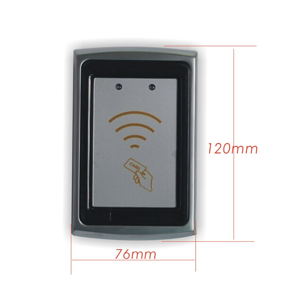Metal Waterproof Wiegand26 RFID Card Reader Proximity reader for Access Control System