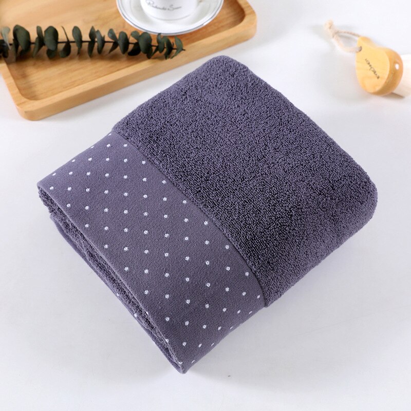 Large Cotton Bath Towel Thick Towel Family Bathroom Adult Hotel Child Bathroom Bath Towel: Dark Grey / 3pcs(2pcs S 1pcs L)