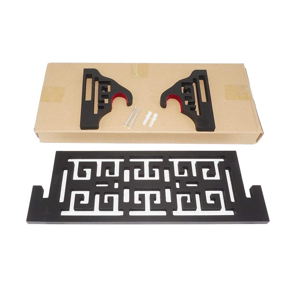 Velvet Protect Sword Wall Mount Sword Holder Display Stand for Katana Wakizashi Genji and Samurai Swords 1 Tier Classic