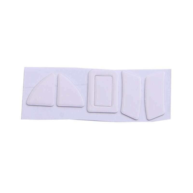 1Set pattini per Mouse Glide piedi tappetini piedini per Mouse adesivo per razer Viper Ultimate MouseWhite bordi curvi arrotondati piedi per topi