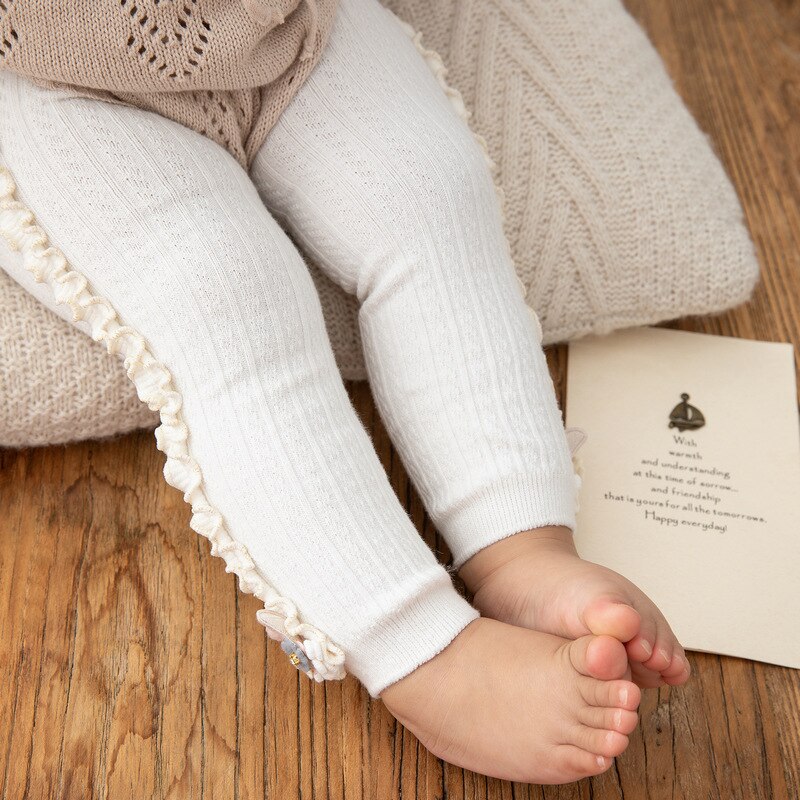 Leggings Herbst Winter Baby Strumpfhosen Heißer Baby Kleinkind Kind Mädchen Rippen Strümpfe Baumwolle Warme Strumpfhosen Solide Candy Farbe Engen 0-5Y