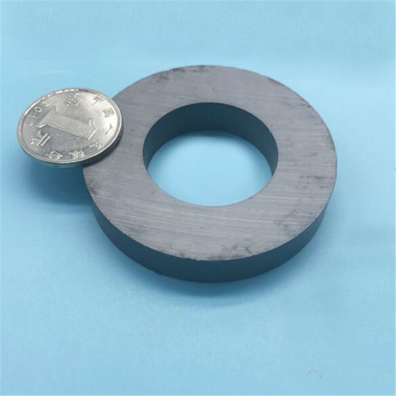 Zion 1-3 pcs dia60x10mm hole32mm ferriet ring magneet Y30 ronde ferriet magneet 60*10-32mm extreme temperatuur 250 Celsius