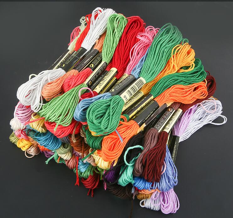 50/100/150/200/250/300/447pcs Different dmc Colors No Repeated Colors Embroidery Floss Cross Stitch Floss Yarn Thread