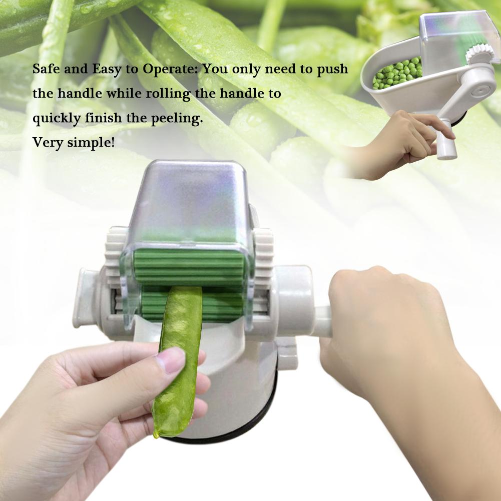 Multi-functional Peeling Pea Hand Rolling Machine Healthy Durable Pea Sheller Pea Peeler Cooking Tool Utensils Kitchen Tools