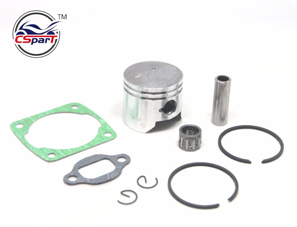 Juego de pistón de cilindro de 44mm, 10mm, 12mm, 44-6, 44-5 para motor de 49CC de 2 tiempos, Mini Moto de cross de bolsillo para ATV, Mini moto de cross