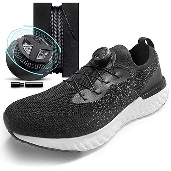 Lacci delle scarpe con fibbia automatica rotante fibbia girevole con istruzioni per gli utensili riparazione della fibbia stretta pulsante di rotazione alta qualità