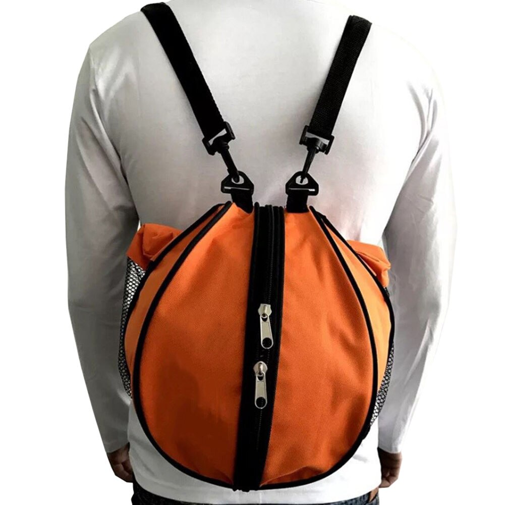 Draagbare Outdoor Sport Voetbal Tassen Trainingsapparatuur Kinderen Waterdichte Voetbal Volleybal Basketbal Oxford Clothbackpack: Paars