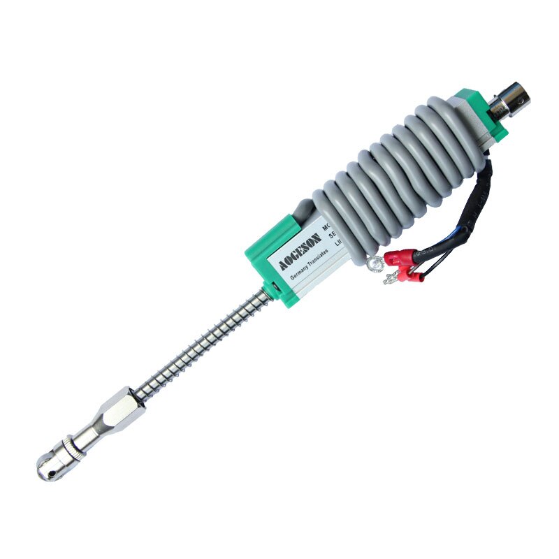 Sensor de desplazamiento lineal fino KTR 10, 25, 50, 75, 100mm, reinicio automático, regla electrónica, transductor de desplazamiento de resorte en miniatura