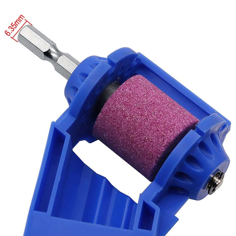 2.0-12.5mm Portable Drill Bit Sharpener Corundum Grinding Wheel Bit Tool Twist Drill Bit Sharpening Machine Grinder Wheel Tool