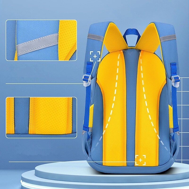 Sac à dos dessin animé lapin pour enfants, cartable pour écoliers du primaire, cartable mignon pour filles et garçons