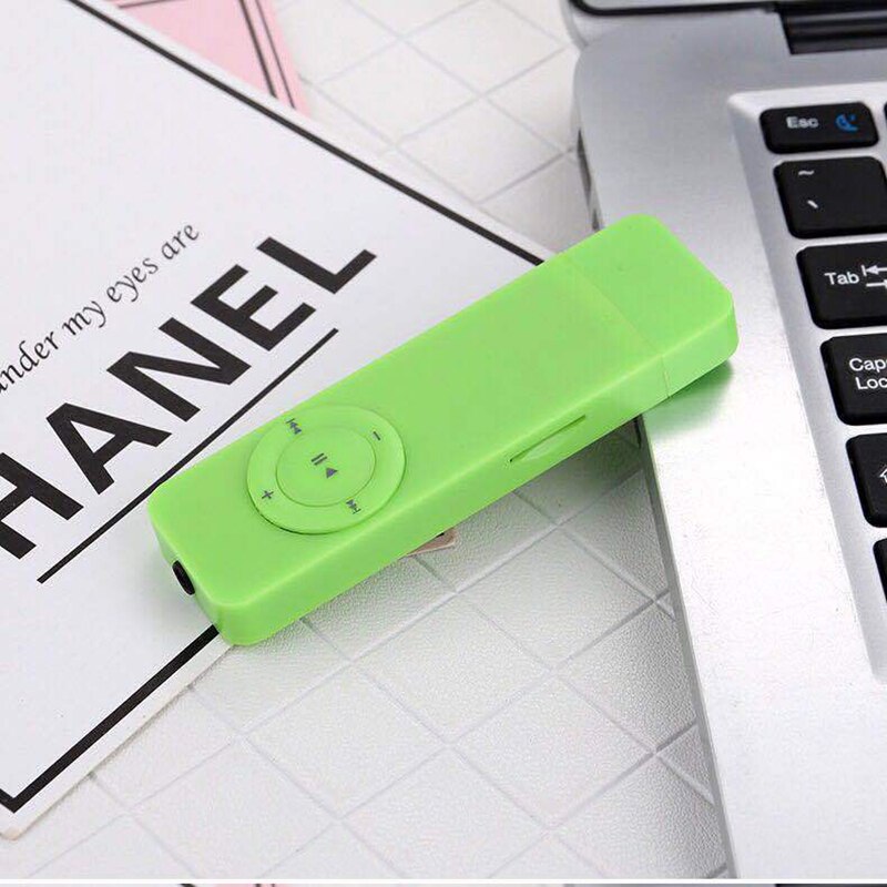 USB In-line Card MP3 Player U Disk Mp3 Player Reproductor De Musica Lossless Sound Music Media MP3 Player Flash Memory: Green