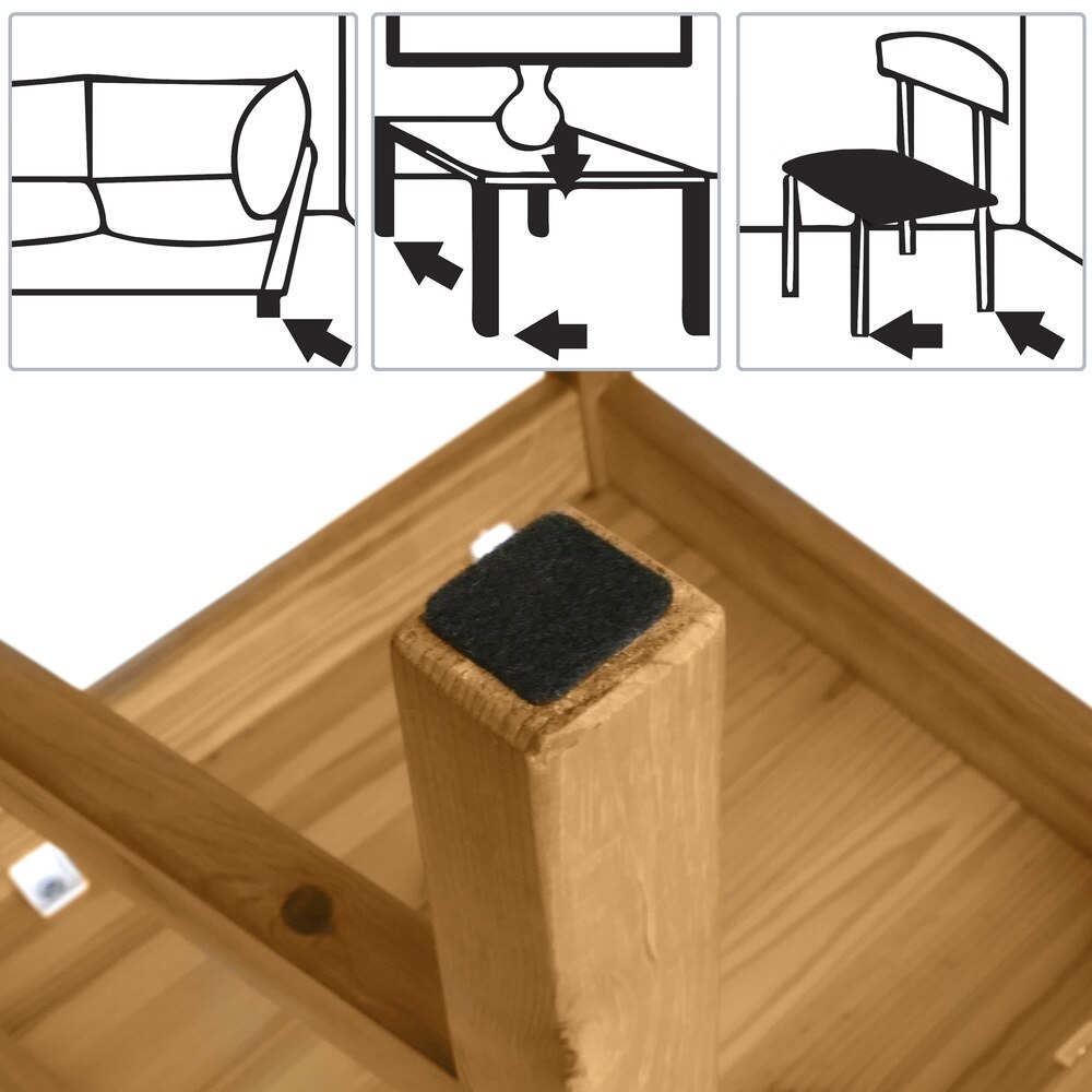 Felt Furniture Pads X-PROTECTOR - 48 PCS 1" - Felt Pads Floor Protectors - Chair Felts Pads For