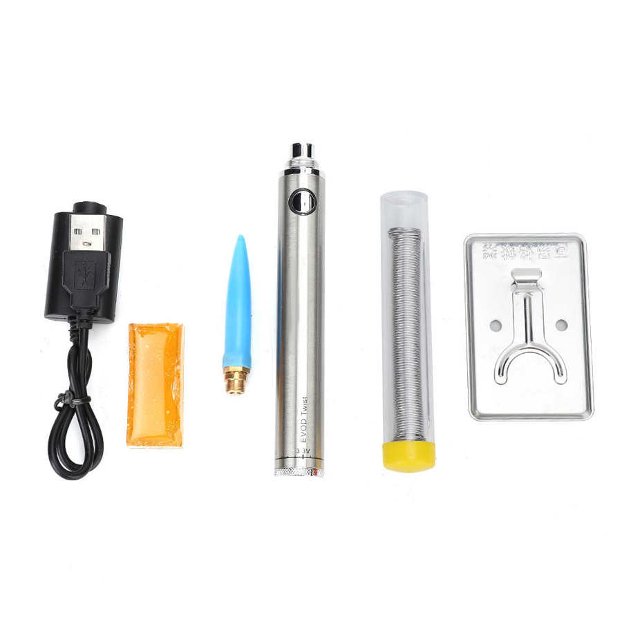 Adjustable USB Electric Soldering Iron Kit + Tin Wire + Rosin