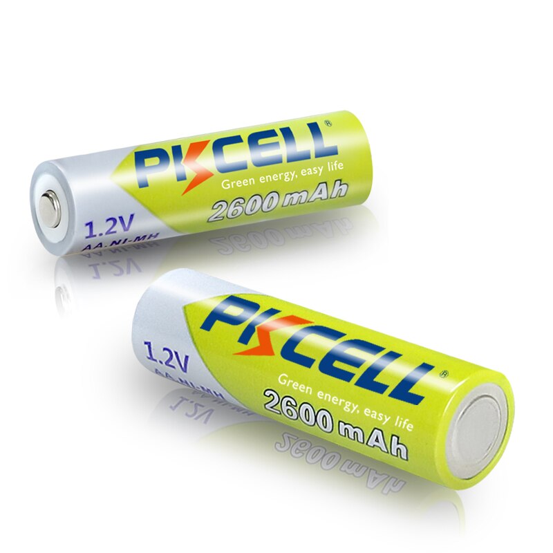 16 Pièces Pkcell Aa 2600mah 1 2v Ni Mh Batteries R Grandado