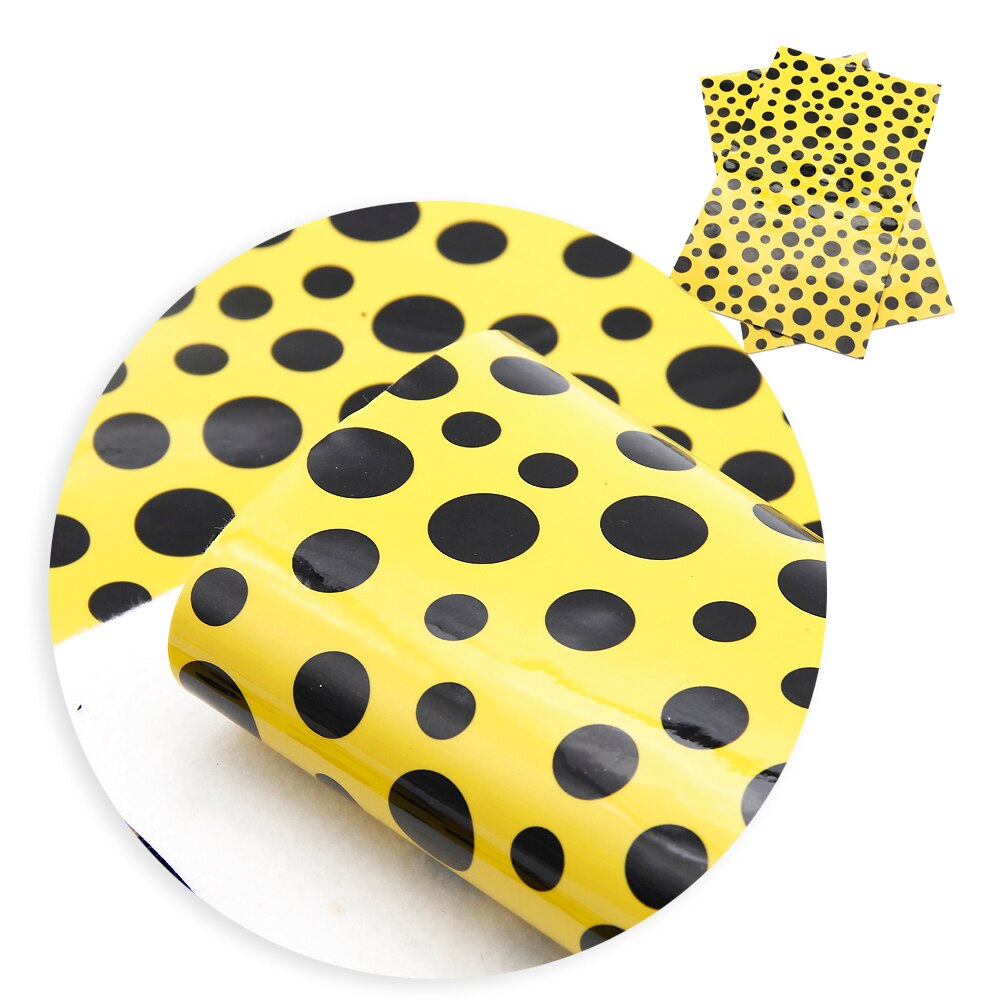 20*34cm patrones de puntos de cuero sintético Artificial, materiales hechos a mano para hacer artesanías de bolsos, 1Yc4875: 1071926002
