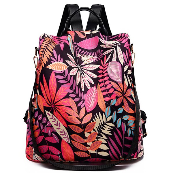 Sommer Multifunktionale Anti-diebstahl Rucksäcke Oxford Tuch Schulter Taschen für Jugendliche Mädchen Große Kapazität Reise Schule Tasche: Stil-M
