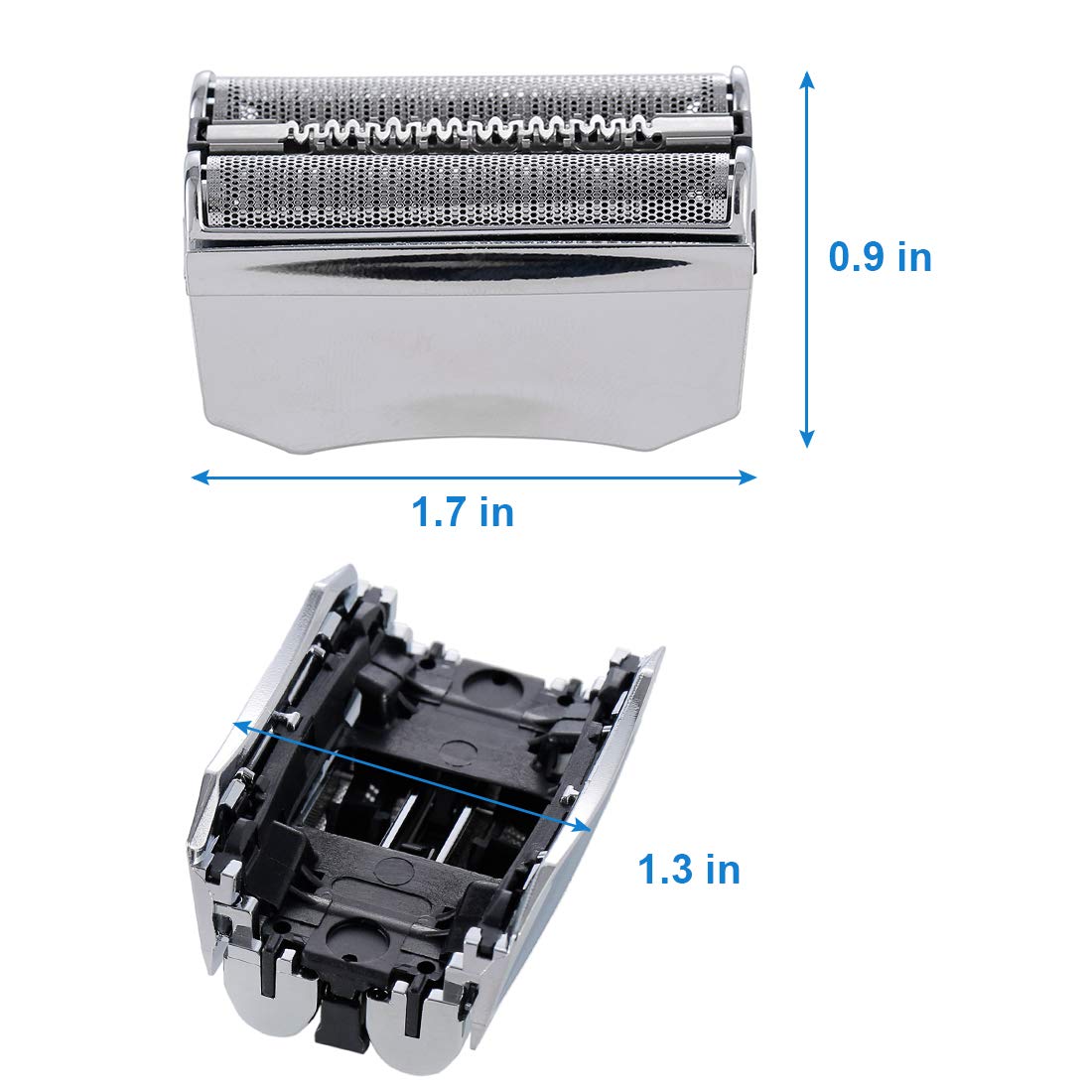 Pièce de rechange pour rasoir, feuille de coupe 70S, pour Braun série 7 70S, tête de Cassette