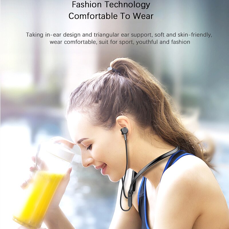 AWEI G30BL Neckband Bluetooth Headphone Magnetic Bluetooth Earphone Sport with mic Stereo Wireless Headset for phone Earbuds