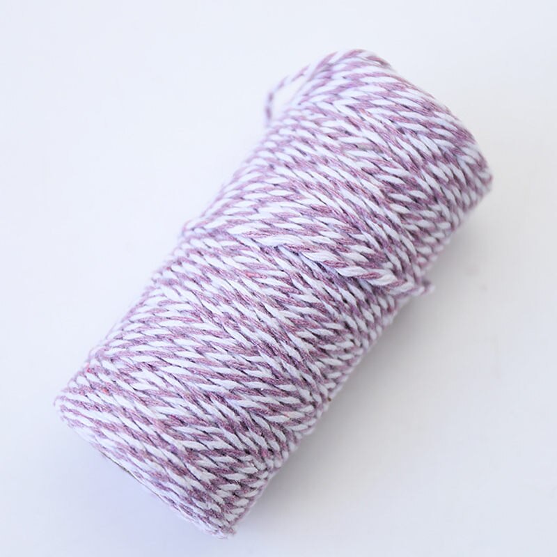 Ficelle décorative pour emballage bricolage | Cordons en coton, artisanat en coton deux tons, fils de corde de décoration, floristes: 9