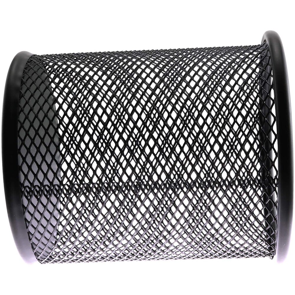 Mesh Metal Pen Holder Pencil Organizer Round Shaped Metel Mesh Pen Pot for Home Desk Office and School