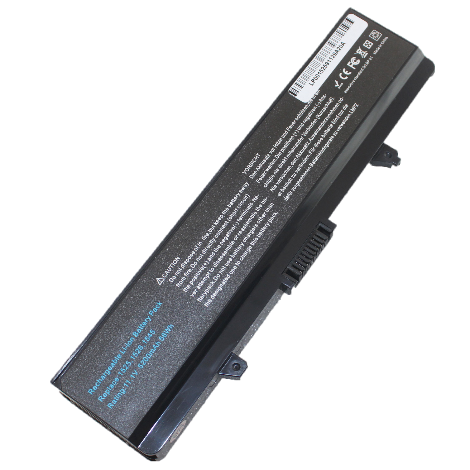 Batteri för dell inspiron 1525 1526 1440 1545 1546 1750 bärbar dator  gw240 x284g rn873 xr682 gw241 xr693 hp277 xr694 hp297 xr697 cr693