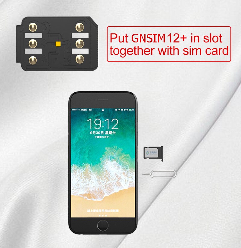 10 PCS GN SIM Unlock Card Easy to USE Universal Adapter SIM Unlock Chip for IOS 14 15 For iPhone 12, 11, X, 8, 7/6s