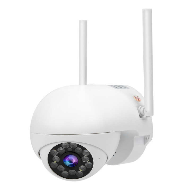 IP66 Camera 1080P WiFi Pan/Tilt Camera Motion Tracking 2 Way Audio Waterproof Full Color Night Home Security 100‑240V