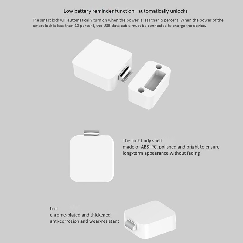 Smart Wireless Drawer Safety Lock, a Drillless Keyless Invisible Child Safety Cabinet Iock for Home Office