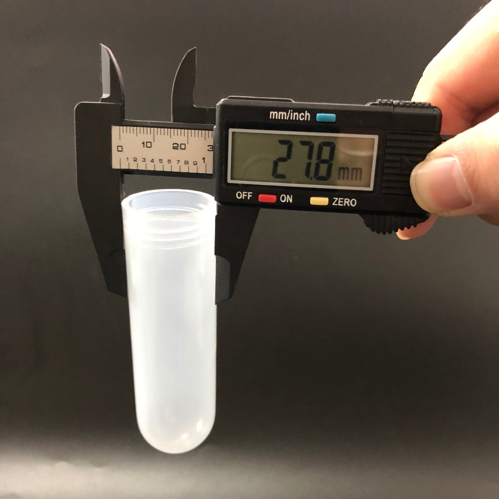 30 stk/parti 27.5*107mm 30ml plast centrifugerør skruelåg rundbundet reagensglas rigeligt rør hætteglas klar beholder laboratorium