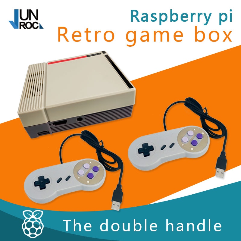 Raspberrry Pi Game Box NES Case NESPI Plus Safe Shutdown Functional Power Button Kit For Raspberry Pi 3B+/3B
