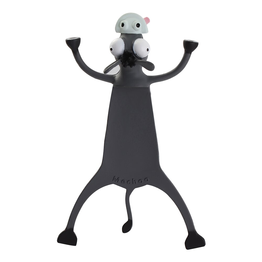 3D Stereo Cartoon Lovely Animal Bookmark Original Cute Cat For Kids Girl Office School Kawaii Stationery: Donkey