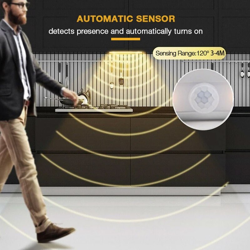 LED Wireless Induction Lamp LED Closet Light PIR Motion Sensor Light Motion Sensing LED Light