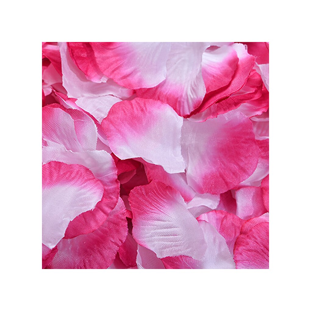 100 stk silkebløde kunstige rosenblade farverige bryllup romantisk silke rose blomst til bryllup dekoration forsyninger: Nr. .6
