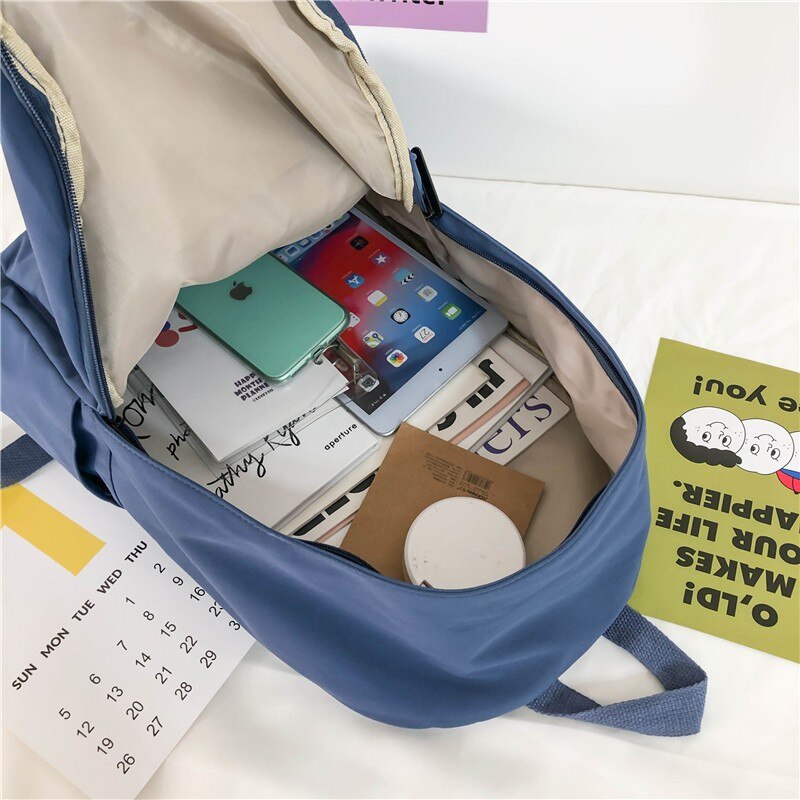 Frauen Rucksack Schule Taschen Für Teenager Mädchen Laptop Daypack Weibliche Wasserdichte Nylon Reise Rucksack Mochila Feminina