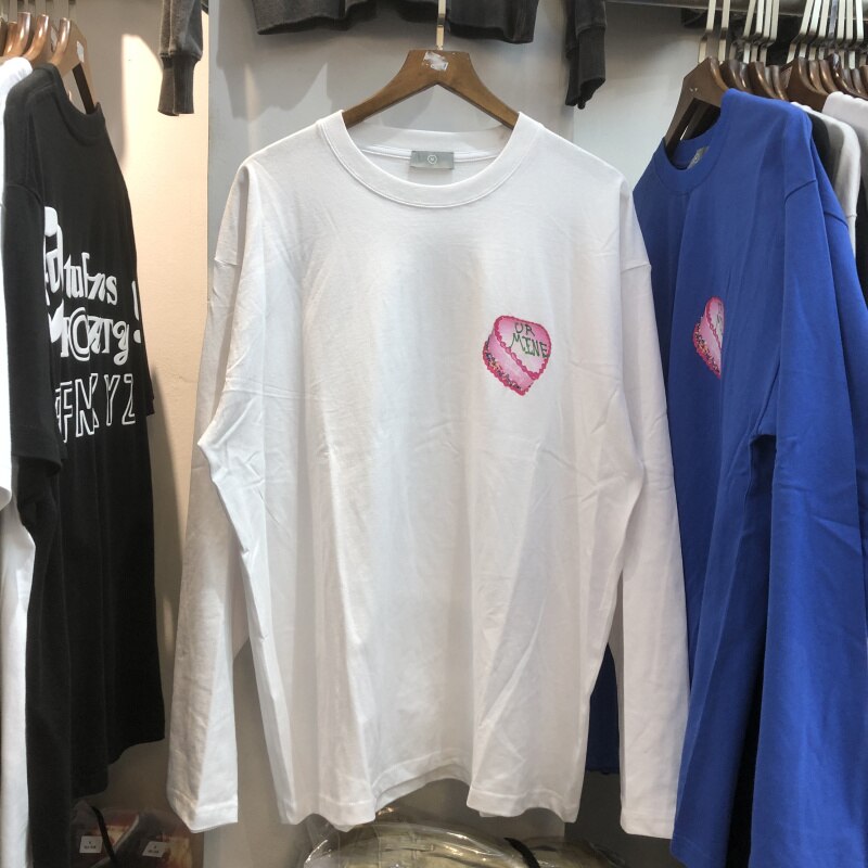 XOXOGOODBOY Long Sleeve Love Cake Printing Men T Shirt Casual Women Shirts Best Seller Men Clothing