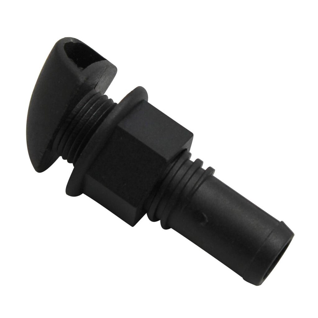 Nuovo in nylon Stampata gas Sfiato del Serbatoio del gas Barca Carburante Sfiato del Serbatoio Nero