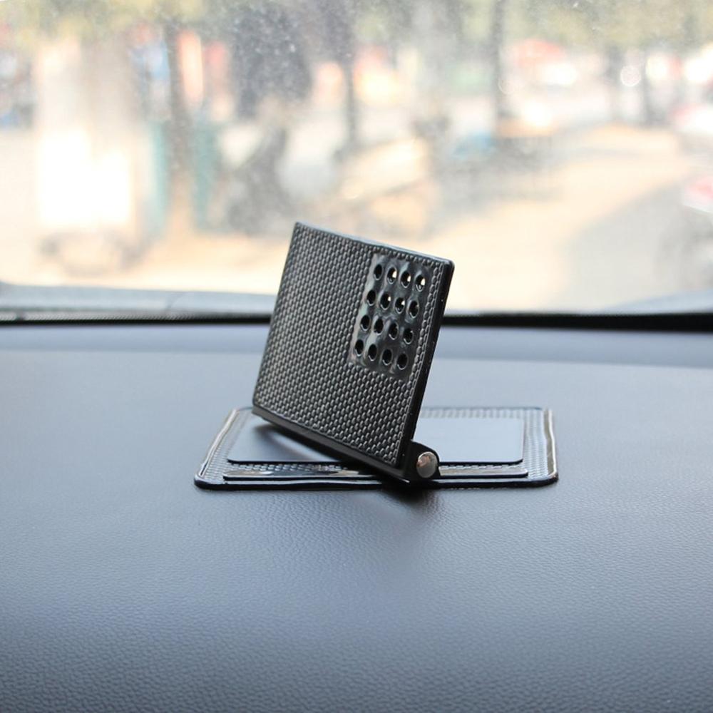 Auto gps siliconen navigatiestandaard auto antislipfolie 90 graden opvouwbare telefoonhouder multifunctionele beugel