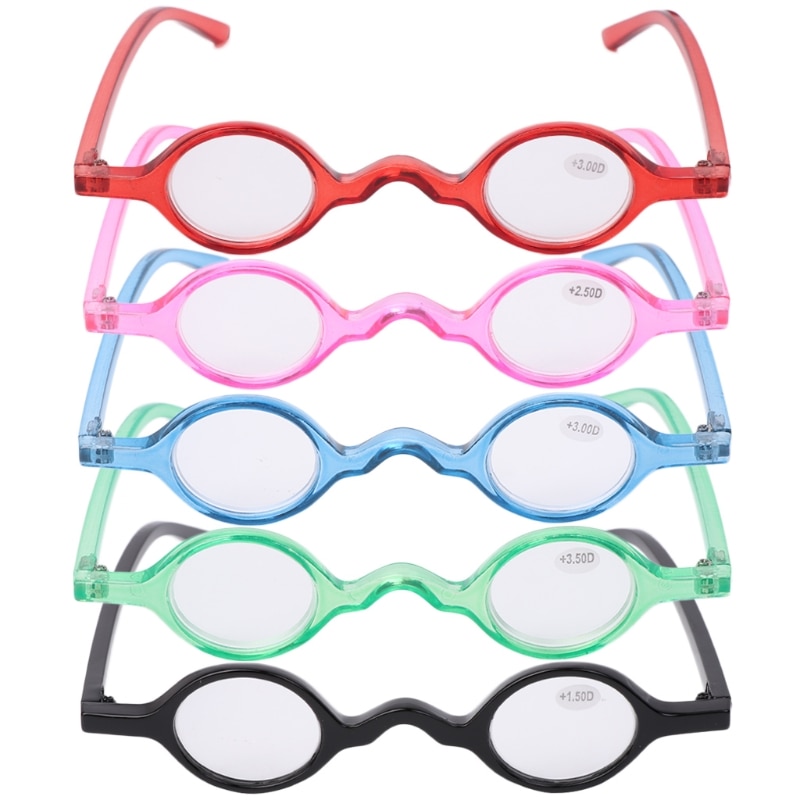 Vintage kleine ronde ovale montuur leesbril presbyopie bril 1.0 1.5 2.0 2.5 3.0 3.5