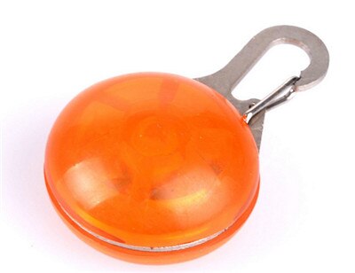 Collier lumineux pour chiens bon marché | N06, pendentifs pour chiens de compagnie, collier à Led clignotant, accessoires lumineux, Para Cachorro bibelots pour animaux: Orange