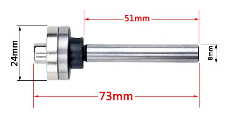 Albero per sega fai-da-te, asta di serraggio per lama da 16mm, albero di precisione per sega circolare