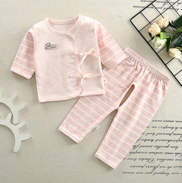 Kids Jongens Meisjes Pyjama Sets Lange Mouwen Jas Tops Met Broek Pasgeboren Baby Meisjes Herfst Slapen Kleding Homewear Pak: C8 / 66 For Newborn baby