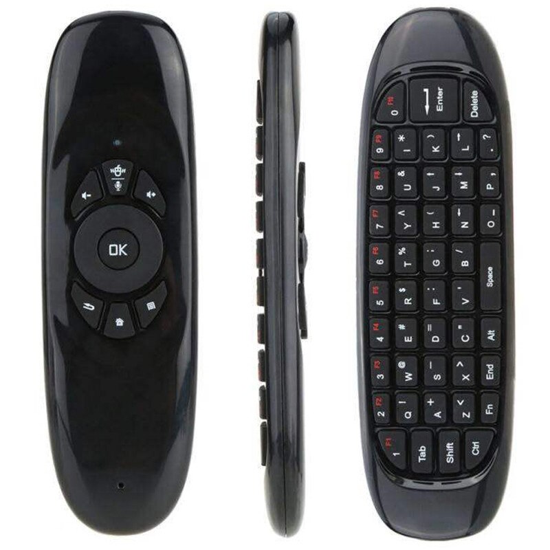 C120 2.4G Gyroscoop Air Mouse Mini Wireless Keyboard Rusland Engels Voor Android Smart Tv Box Pc Windows Mac Remote controle