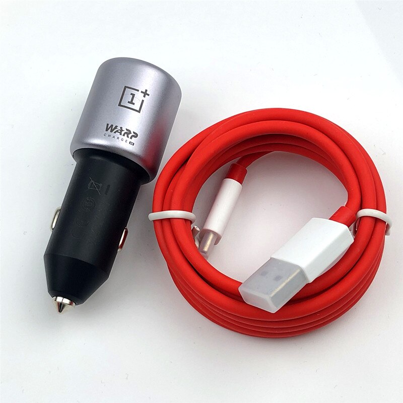 Oneplus Warp Lading 30 Autolader Ingang 12V24V4.5A Output 5V6A Max 6A Usb Type C Kabel Voor Oneplus 7 7T Pro 6T 6: With 200cm cable