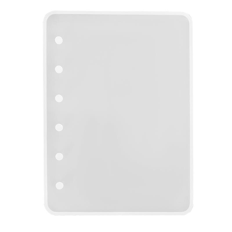 1PC A5 A6 A7 zeszyt DIY rzemieślnicze silikonowe formy Expoxy narzędzia formy żywiczne dla ręcznie robiona biżuteria książka rzemiosło żywiczne formy: A7