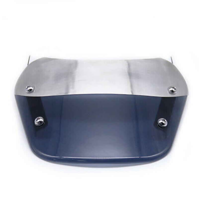 Voor 5-7 inch 3mm retro motorfiets ronde koplampen windscherm windscherm kit